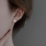 Позолоченные медные серьги-гвоздики Women's ONEKISS - фото 4