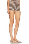 Cydnee Striped Knit Шорты Eaves, Taupe Stripe - фото 2