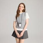 Женский топ KIRSH, светло-серый - фото 3