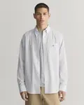 Рубашка с длинными рукавами "REG POPLIN STRIPE SHIRT" Gant, голубой - фото