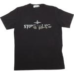 STONE ISLAND Футболка черная детская - фото