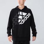 Толстовка Men's adidas Large Logo Sports Pullover Black, черный - фото 3