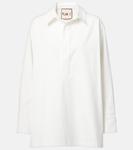 Рубашка оверсайз Plan C, Chalk - фото