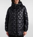 Стеганая пуховая куртка Moncler, черный - фото 6