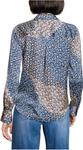 Топ NIC+ZOE Monogram Mix Top, Blue Multi - фото 2