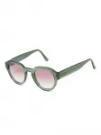 Солнцезащитные очки круглой формы Andy Wolf, зеленый - фото 2