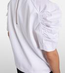 Футболка Mantide из джерси с рюшами Max Mara, Bianco - фото 6