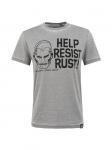 Футболка Re:Covered T-Shirt Marvel Help Resist Rust, серый - фото