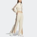 Штаны расклешенные спортивные штаны Adidas, бежевый - фото 4