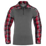 Лонгслив Invadergear Flannel Combat, серый - фото 3