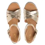 Сандалии Clarks Shoes Sabina Strap, бежевый - фото 5