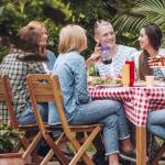 8 стаканов для напитков Relaxdays, синий/фиолетовый - фото 4