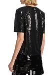 Футболка с пайетками Грейс Nonchalant Label, черный - фото 2