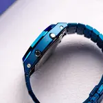 Часы Casio G-Shock Analog-Digital 2100 Series, арт. GA-2100-1A, 48,5 мм, синий - фото 4