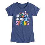 Футболка с рисунком «Дикая весна» для девочек 7–16 лет Disney's Lilo & Stitch Licensed Character - фото