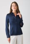 Блуза Anna Field Button-down blouse, Night Sky/Dark Blue - фото