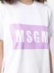 Футболка с логотипом Msgm, белый - фото 5