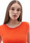 Топ MIT WEITEM AUSSCHNITT OXXO, оранжевый - фото 4