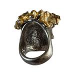 Alexander McQueen Серебряные латунные кольца Unisex Silver - фото 4