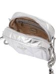 Сумка кросс-боди GUESS ALDINA CAMERA CROSSBODY, Silver - фото 5