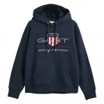 Худи Gant Archive Shield, синий - фото