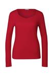Топ Street One Long sleeved top, Rot/Red - фото 5