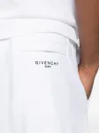 Хлопковые шорты на эластичном поясе Givenchy, белый - фото 5