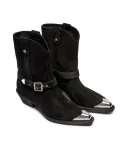 Техасские кожаные ботинки Pinko, черный - фото 3