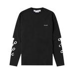 Футболка Off-White Chain Arrow Double Tee, Black - фото