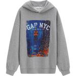 Унисекс свитшот GAP, светло-серый - фото