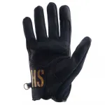 Защитные перчатки Helstons Thunderbolt perforated leather, черный - фото 2