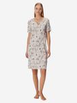 Ночная рубашка Goldenbay Caroline, бежевый/серый - фото 3