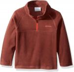 Columbia Little Boys' Glacial Half Zip, Red Rocks, State Orange - фото