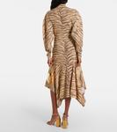 Платье миди из джерси Stella McCartney, Natural - фото 3