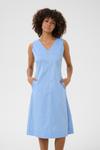 Миди платье CULTURE CUnovi Antoinett, Sky blue - фото 2