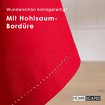 Скатерть Homescapes красный, 137/228 см - фото 4