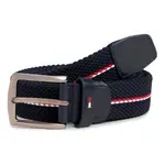 Ремень Tommy Hilfiger Denton Elastic Corp 3.5, синий - фото