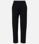 Соня кашемировые прямые брюки Lisa Yang, Black/Graphite - фото