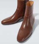 Кожаные ботинки VLogo Valentino Garavani, Bark Brown - фото 3