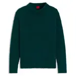 Свитер HUGO Sloossy, зеленый - фото