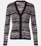 Кардиган зигзаг Missoni, dark tones - фото