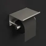 Держатель для туалетной бумаги Architect S+ Cosmic с крышкой, матовая сталь - фото 2