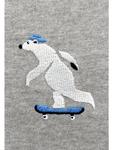 Толстовка Animal Ice Bear в цвете Heather Grey GreenBomb - фото 5