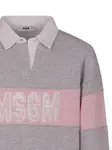 Полосатый свитшот Msgm Kids, серый - фото 2