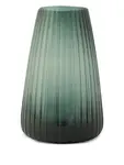 Большая ваза Dim Stripe Xlboom, зеленый - фото