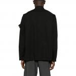 Рубашка Logo Patch Long Sleeved Overshirt STONE ISLAND, черный - фото 4