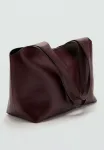 Сумка-Шоппер Mango, Burgundy - фото 2