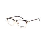 MONTBLANC Квадратные очки, Tortoiseshell Gold - фото 4