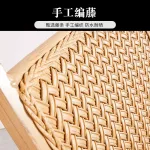 Комплект садовой мебели Green Water: кресло-качалка модель C с подголовником, журнальный столик, 48 см, №6,темное дерево - фото 3