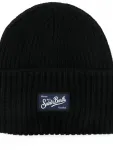 Шапка бини Berry Jr. Mc2 Saint Barth Kids, черный - фото 3